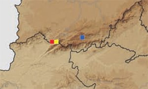 Yellow-banded Skipper map in Spain © John Muddeman